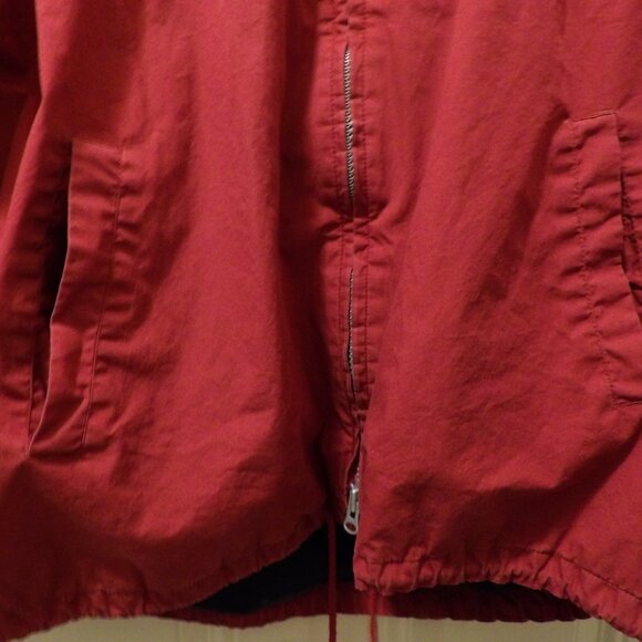 Trader Bay Vintage Red Hooded Lightweight Women's Jacket - Picture 9 of 13